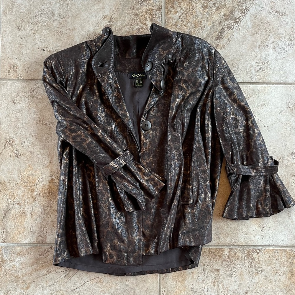 Suede Cheetah Top